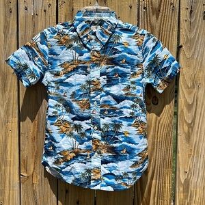 Crewcuts boy shirt palm tree